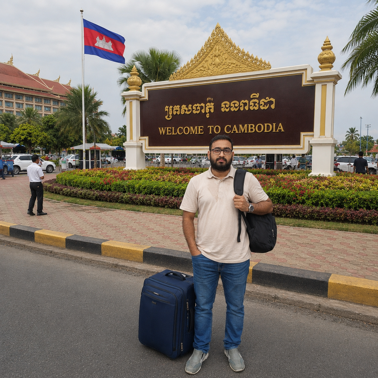 Md. Ibrahim Akond in Cambodia, 2024