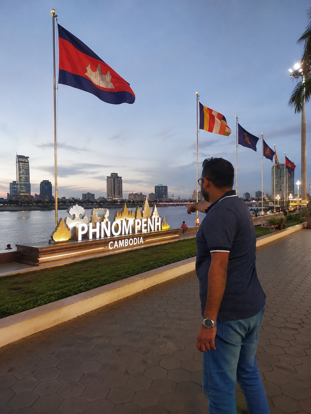 Md. Ibrahim Akond in Cambodia, 2024