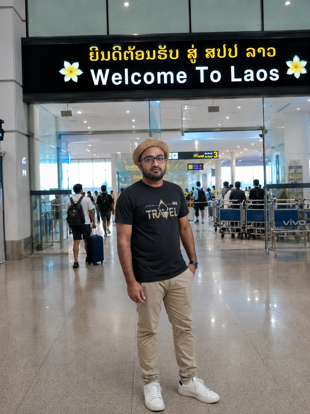 Md. Ibrahim Akond in Laos, 2024