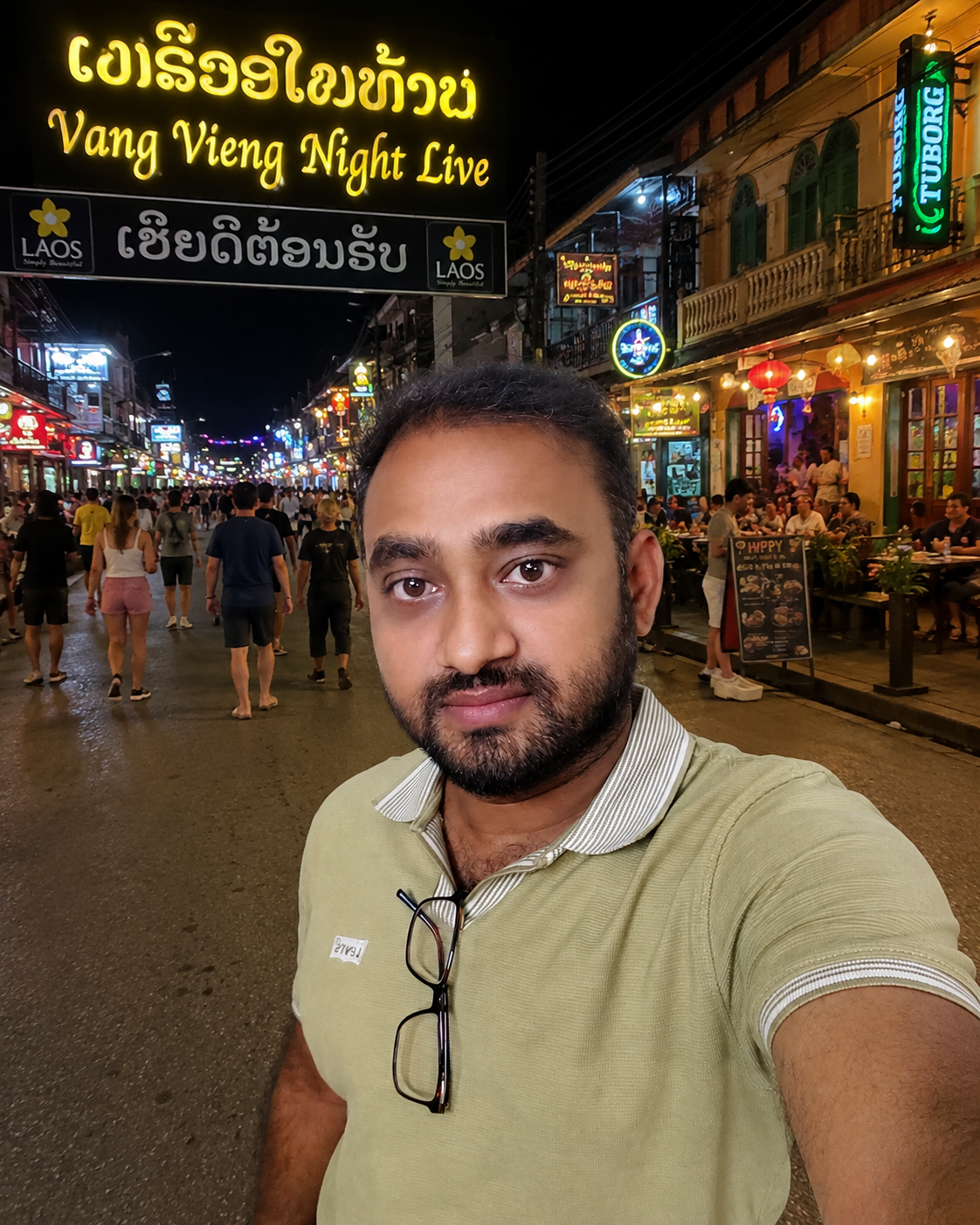 Md. Ibrahim Akond in Laos, 2024