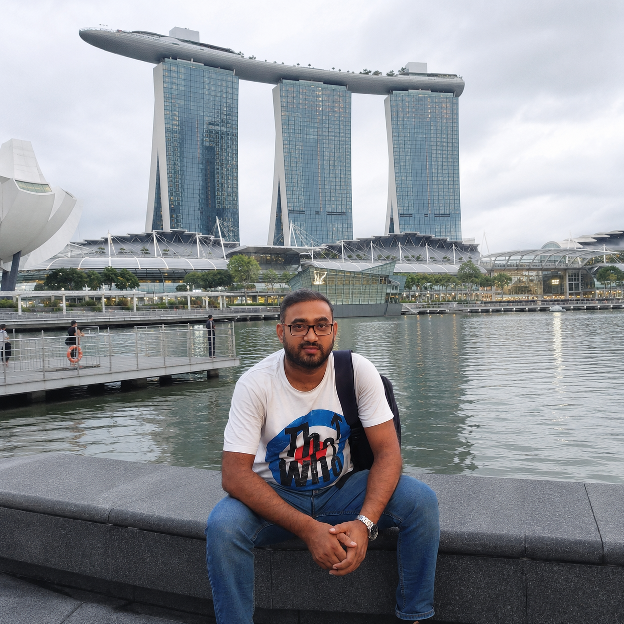 Md. Ibrahim Akond in Singapore, 2023