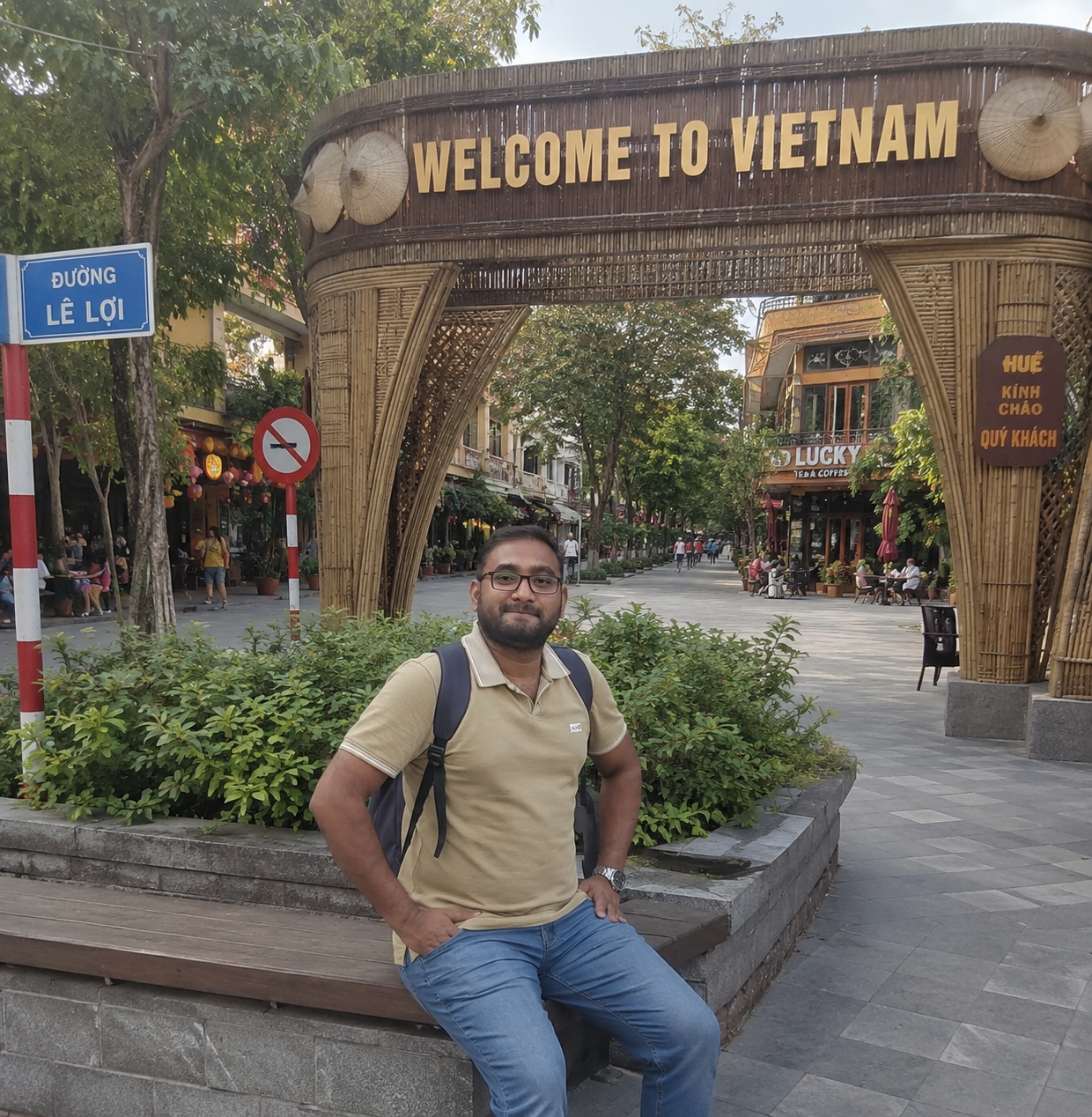 Md. Ibrahim Akond in Vietnam, 2024